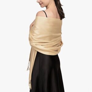 NWT Elegant Champagne color Shawl